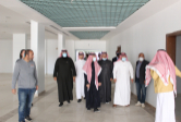 The University Vice Rector inspects a number of projects in the university city in Al-Kharj