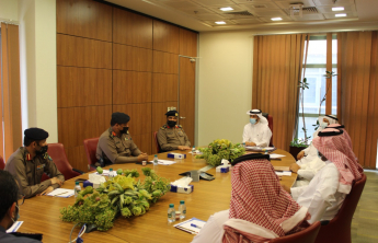 عقد الاجتماع التنسيقي بين جامعة الأمير سطام بن عبدالعزيز وإدارة الدفاع المدني بمحافظة الخرج
