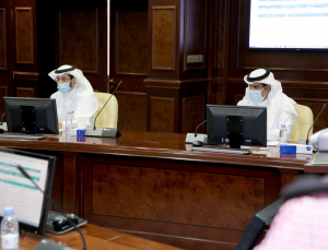 The Vice Rector of the University attends the meeting of the High Committee to ensure the safe return of study seats for the next academic year 1442 H / 1443 H